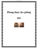 Phong thuỷ cho phòng thờ