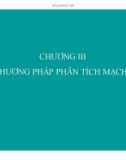 Bài giảng Chương III: Các phương pháp phân tích mạch điện