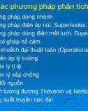 Bài giảng Giải tích mạch - Chương 3: Các phương pháp phân tích mạch