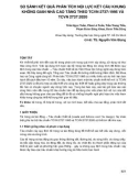 So sánh kết quả phân tích nội lực kết cấu khung không gian nhà cao tầng theo TCVN 2737: 1995 và TCVN 2737: 2020