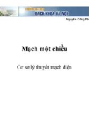 Bài giảng Cơ sở lý thuyết mạch điện: Mạch một chiều - Nguyễn Công Phương