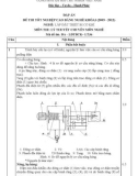 Đáp án đề thi tốt nghiệp cao đẳng nghề khóa 3 (2009-2012) - Nghề: Lắp đặt thiết bị cơ khí - Môn thi: Lý thuyết chuyên môn nghề - Mã đề thi: ĐA-LĐTBCK-LT36