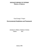 Environmental Guidelines and Framework