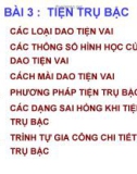 Bài giảng Thực hành tiện: Bài 3 – ĐH Sư phạm Kỹ thuật TP. HCM