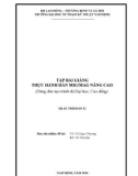 Bài giảng Thực hành hàn MIG/MAG nâng cao - ĐH Sư Phạm Kỹ Thuật Nam Định