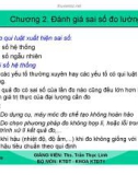 Bài giảng : CƠ SỞ ĐO LƯỜNG ĐIỆN TỬ part 2