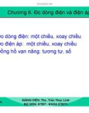 Bài giảng : CƠ SỞ ĐO LƯỜNG ĐIỆN TỬ part 7