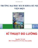 Bài giảng Kỹ thuật đo lường: Phần 3 - Nguyễn Thị Huế