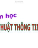 Bài giảng môn học Kỹ thuật thông tin số