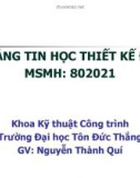 BÀI GIẢNG TIN HỌC THIẾT KẾ ĐƯỜNG