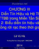 Bài giảng Tín hiệu và hệ thống: Chương 3 - Lê Vũ Hà (Bài 2)