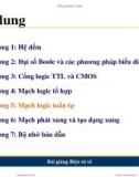 Bài giảng Điện tử số - Chương 5: Mạch logic tuần tự