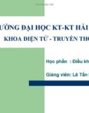 Điều khiển logic - Lê Tấn Dục