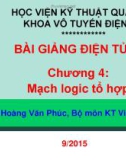 Bài giảng Điện tử số: Chương 4 - TS. Hoàng Văn Phúc