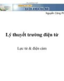 Bài giảng Lý thuyết trường điện từ: Lực từ và điện cảm