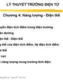 Bài giảng Lý thuyết trường điện từ: Chương 4 - TS. Nguyễn Việt Sơn