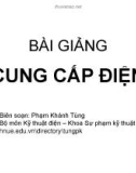 Bài giảng Cung cấp điện: Chương 5 - Phạm Khánh Tùng