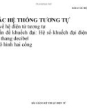 Bài giảng Kỹ thuật điện tử: Bài 6 - Lưu Đức Trung