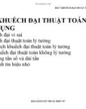 Bài giảng Kỹ thuật điện tử: Bài 7 - Lưu Đức Trung