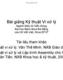 Bài giảng Kỹ thuật Vi xử lý: Chương 5 - Hồ Viết Việt