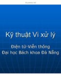 Bài giảng Kỹ thuật Vi xử lý: Chương 4 - Hồ Viết Việt