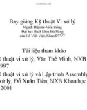 Bài giảng Kỹ thuật Vi xử lý: Chương 3 - Hồ Viết Việt