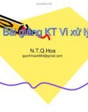 Bài giảng Kỹ thuật Vi xử lý: Chương 3 - Nguyễn Thị Quỳnh Hoa