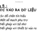 Bài giảng Kỹ thuật Vi xử lý: Chương 5 - Nguyễn Thị Quỳnh Hoa