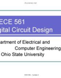 Digital Circuit Design-Lecture 1