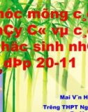 Bài giảng điện tử công nghệ: điều chỉnh thông số của mạch