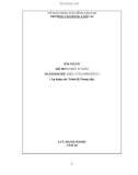 Bài giảng Điện tử cơ bản (Nghề: Điện dân dụng) - Trường CĐ Cộng đồng Lào Cai