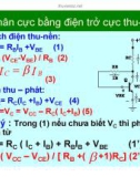 Điện tử học : Mạch phân cực Transistor lưỡng cực nối part 3