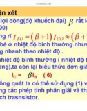 Điện tử học : Transistor lưỡng cực nối (Bipolar junction Transistor) part 3