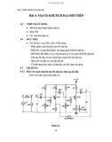 Giáo trình Thí nghiệm mạch điện tử 1 (sử dụng cho hệ đại học): Phần 2
