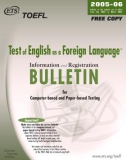 Testof English as a Foreign Language™ Information and Registration BULLETIN for Computer-based and Paper-based Testing