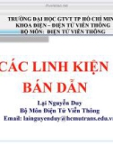 Bài giảng Kỹ thuật điện tử: Chương 2 - Lại Nguyễn Duy