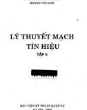 Lý thuyết mạch tín hiệu_Tập 2