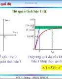 Bài giảng lý thuyết điều khiển tự động - Đánh giá chất lượng hệ thống điều khiển part 4