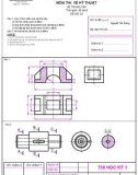 Đáp án đề thi cuối học kỳ hè năm học 2014-2015 môn Vẽ kỹ thuật (Hệ trung cấp - Đề 2) - ĐH Sư phạm Kỹ thuật