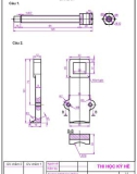 Đáp án đề thi cuối học kỳ hè năm học 2014-2015 môn Vẽ kỹ thuật (Hệ Cao đẳng - Đề 2) - ĐH Sư phạm Kỹ thuật