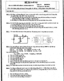 Đề thi cuối học kỳ 2 năm 2016 môn Biến đổi năng lượng điện cơ