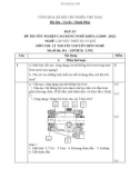 Đáp án đề thi tốt nghiệp cao đẳng nghề khóa 3 (2009-2012) - Nghề: Lắp đặt thiết bị cơ khí - Môn thi: Lý thuyết chuyên môn nghề - Mã đề thi: ĐA-LĐTBCK-LT02