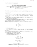 Đề thi kết thúc học phần học kì 2 môn Điện và từ 1 năm 2019-2020 có đáp án - Trường ĐH Đồng Tháp