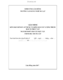 Giáo trình Sử dụng và kiểm soát dư lượng thuốc bảo vệ thực vật - Nghề: Bảo vệ thực vật (Trung cấp) - CĐ Nghề Đà Lạt