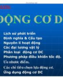 Bài giảng Động cơ DC