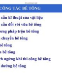 Bài giảng Kỹ thuật thi công: Chương 3.4 - GV. Võ Văn Dần