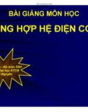 Bài giảng Tổng hợp hệ điện cơ 1: Chương 3