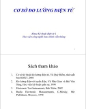 Bài giảng Cơ sở đo lường điện tử - Học viện Công nghệ Bưu chính Viễn thông (93 tr)