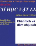 Bài giảng Cơ học vật liệu: Chương 5 - Dương Phạm Tường Minh