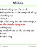 Bài giảng Nguyên lý máy: Bài 5 - TS. Nguyễn Xuân Hạ